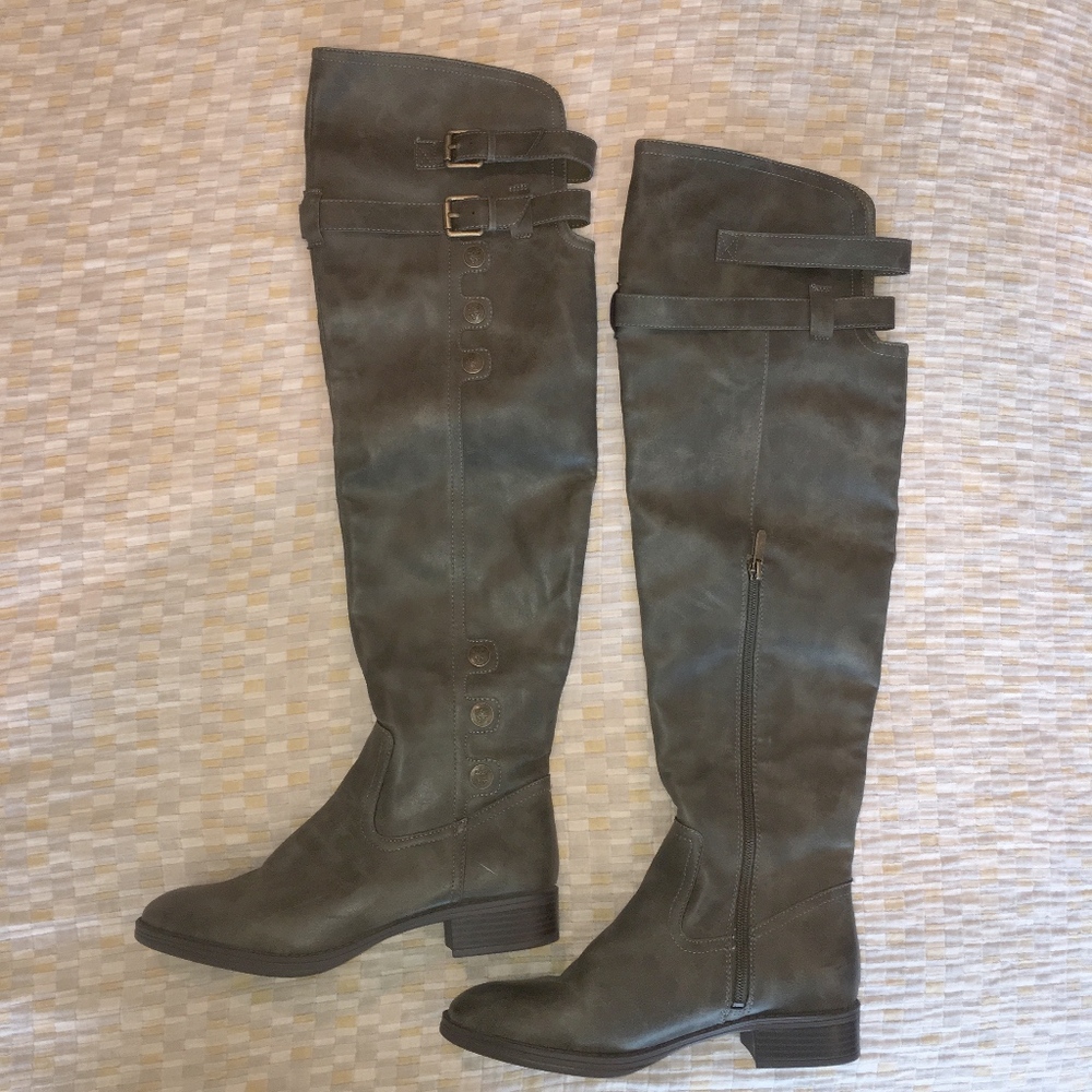Libby Edelman Womens Padma Over the Knee Boots